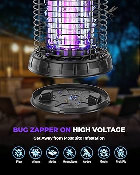 Minimoon Mosquito Killer Lamp for Home, 4200V Mosquito Killer